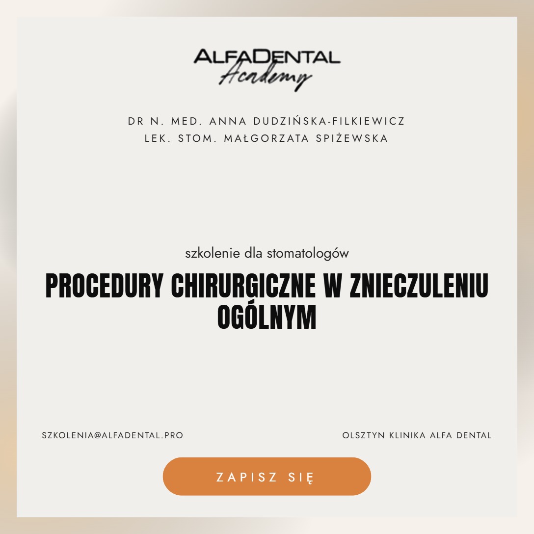 Procedury chirurgiczne w znieczuleniu ogólnym – dla lekarzy